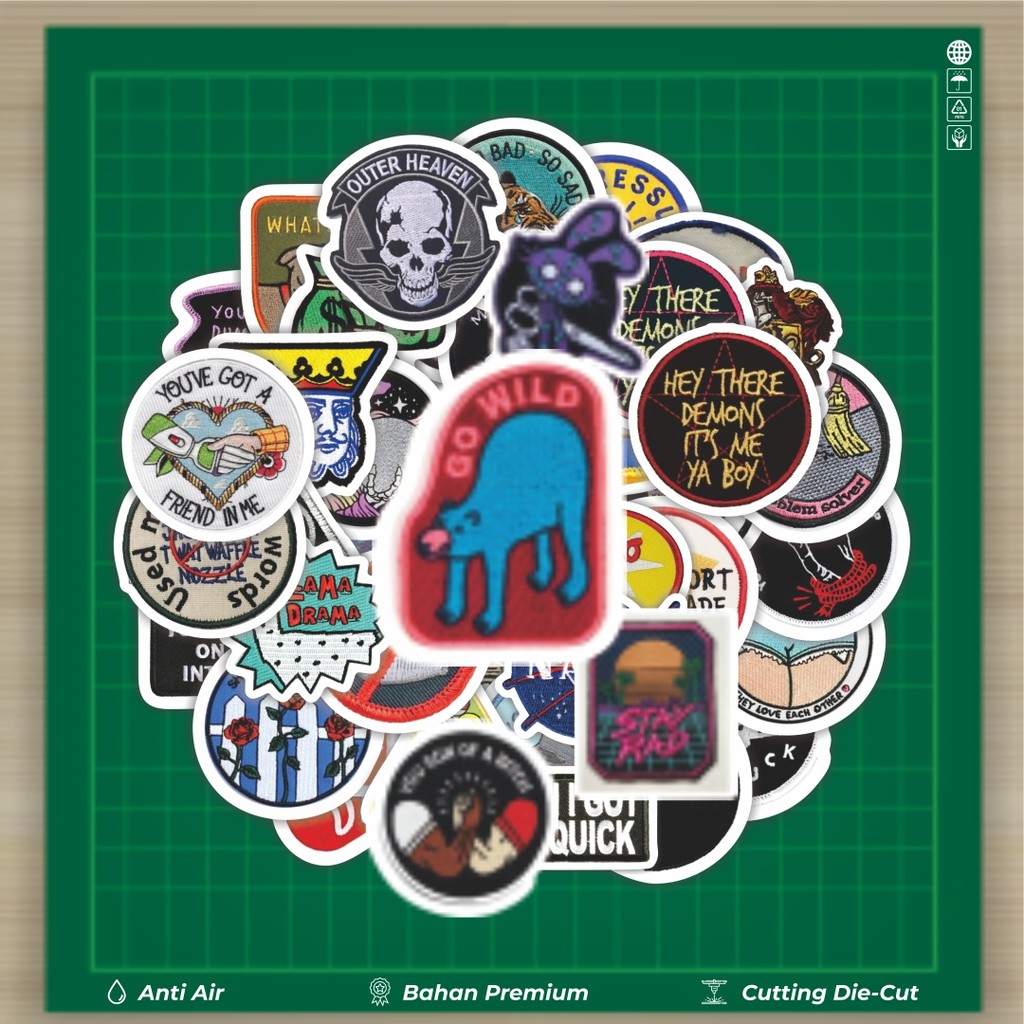 

HOT 50 PCS STIKER Stiker Patch V13 Stiker Fashion Cars Decal Dingin Kartu Album Custom Vinyl Anti Air- Sticker Aesthetic Buku Journal Koper Casing HP Tablet Laptop Helm Motor Botol Minum