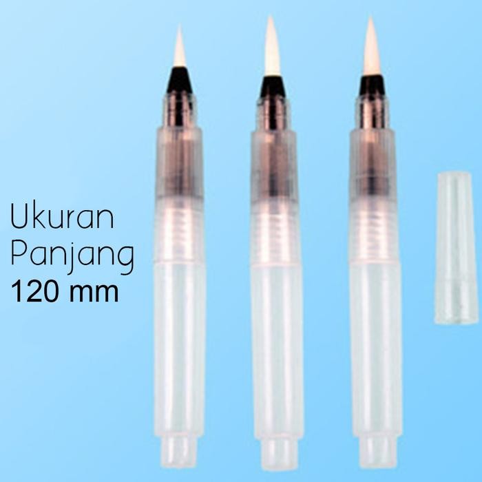 

[TERLARIS] Watercolor Brush Kuas Cat Air Refill 3 pcs - 120mm[TERLARIS ]