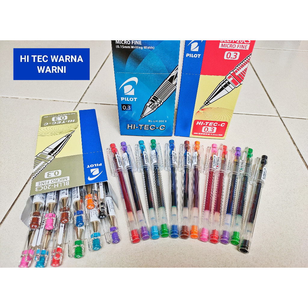 

Bolpen Pilot Hi-Tec-C 0,25-0,5mm Original