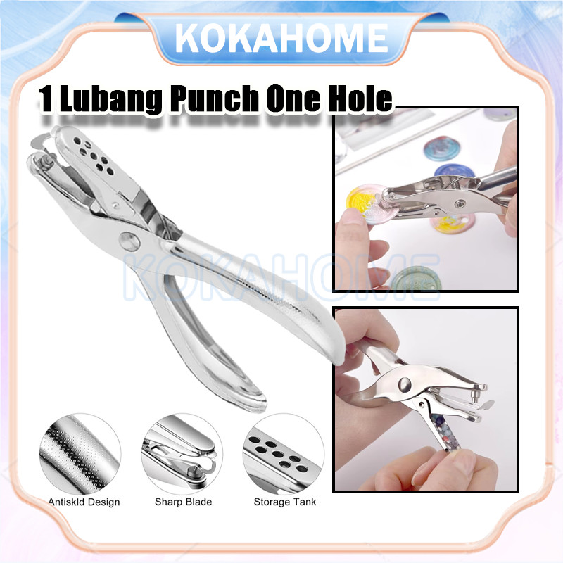 

Pembolong Kertas 1 Lubang/Perforator Single Hole/One Hole Hang Tag Puncher Circle