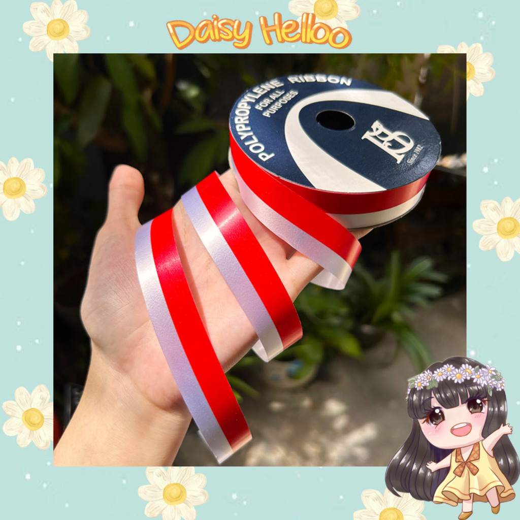 

Pita Kado Roll Bendera Merah Putih Kemerdekaan 17 Agustus HUT RI Aksesoris Hadiah Bjm Banjar Banjarmasin DaisyHelloo