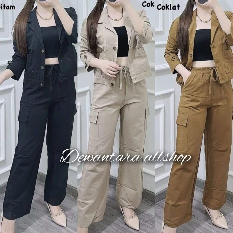 Promo Celana Kulot Wanita Jumbo / Celana Kulot Panjang / Celana Cargo Wanita Jumbo / Celana Kerja Wa