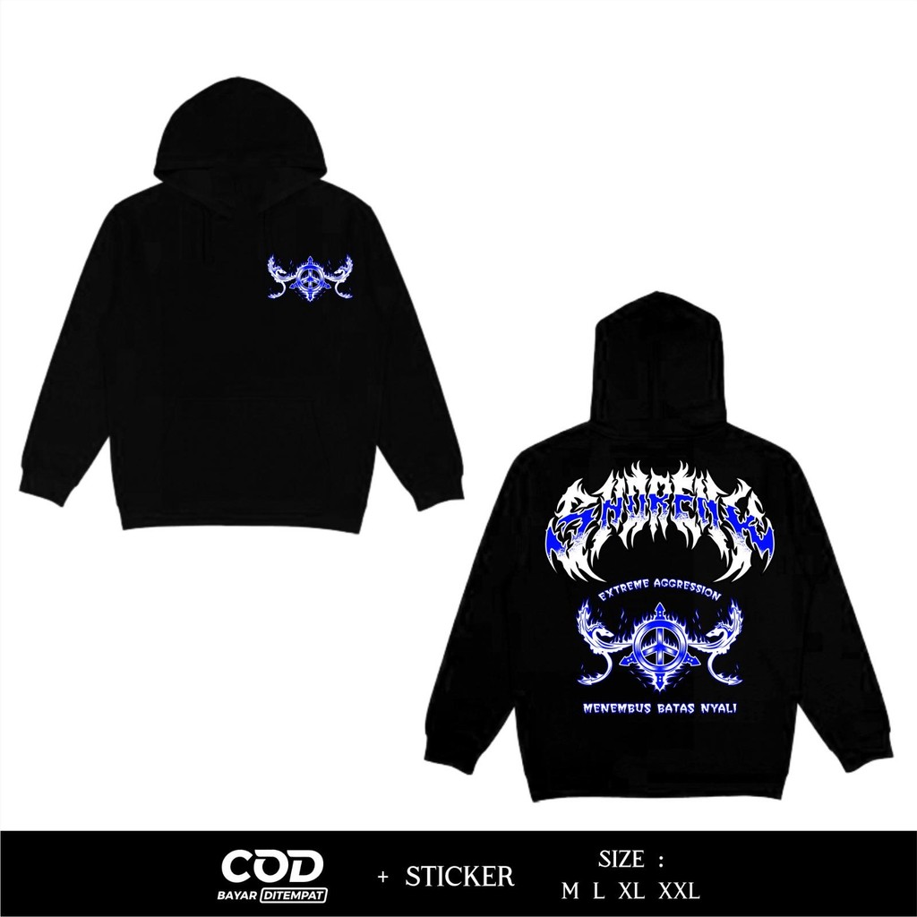 HOODIE PSHT SHORENK AGGRESSION MENEMBUS BATAS NYALI JAKET PSHT TERBARU - JAKET SH TERATE - JAKET HOO