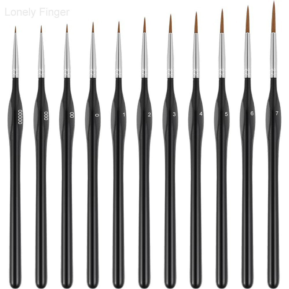 

Paint Brushes Set of Wooden Handles Brushes Professional for Drybrush Oil, Acrylic and Watercolor Painting,3pcs/6pcs/10pcs16pcs