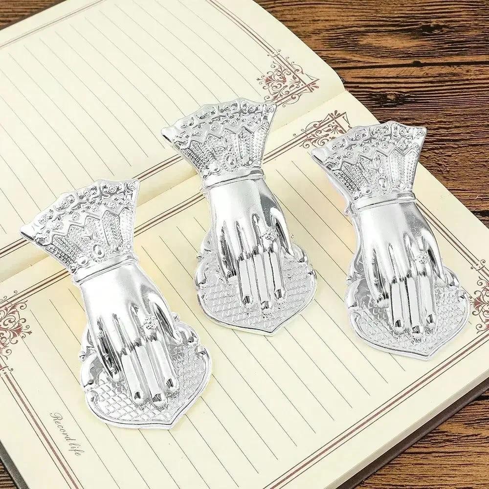 

Classic Hand-Formed Page Holder - Silver Plated Bookmark Clip for Photos, Journals & Greeting Cards