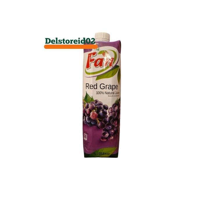 

Fan red grape 100% natural juice 1 liter/ 1000ml