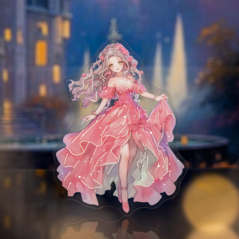 

6 Set Stiker Putri & 10 Lembar Stiker PET Laser - Untuk Album/Buku Catatan - Harga Terbaik!