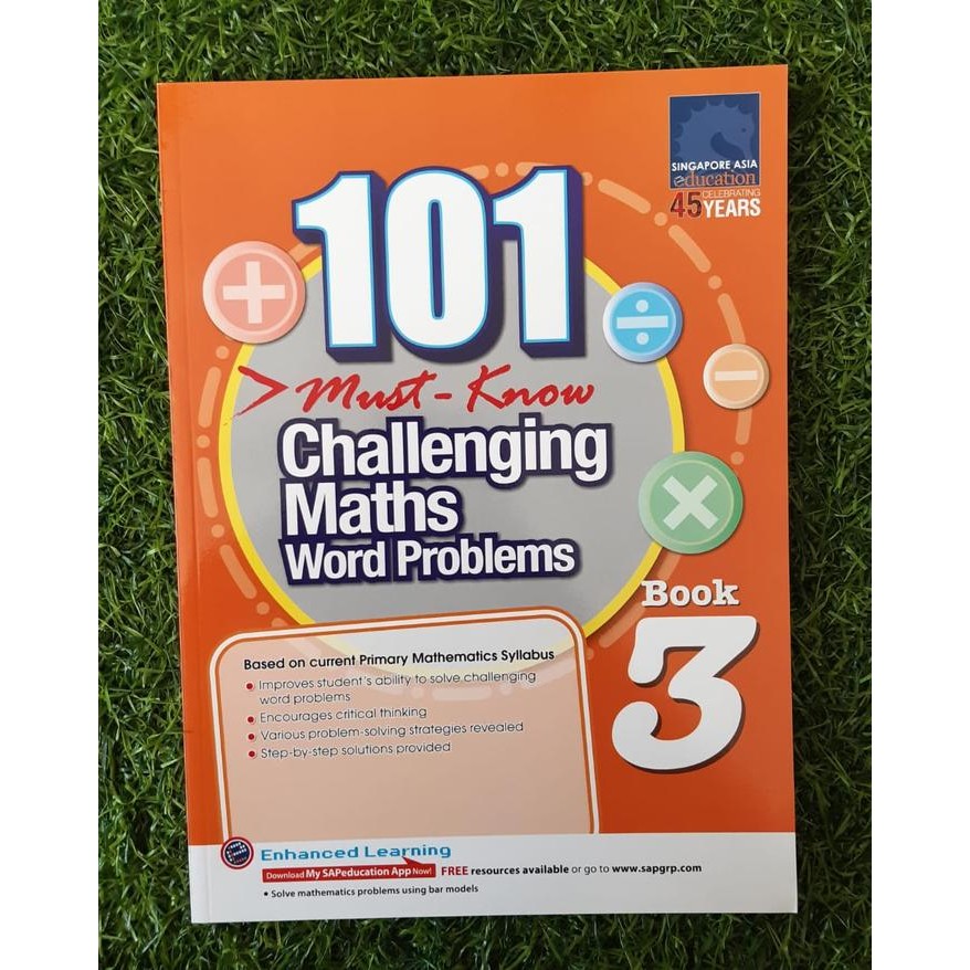 

101 Must Know Challenging Maths Word Problem - book 3