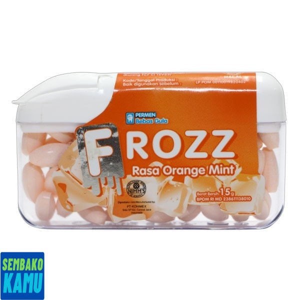 

Frozz Permen Mint Orange 15 gr