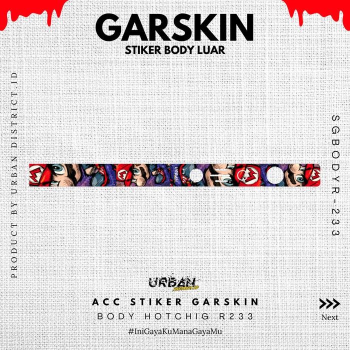 Stiker Garskin Body Protector R233 Part 1  - SGBDHCR4 1 By Urbanite store