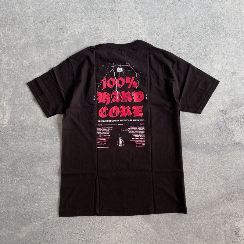 T-Shirt Triple B Records - BBB Showcase 2021 Bahan Cotton Combed 24s