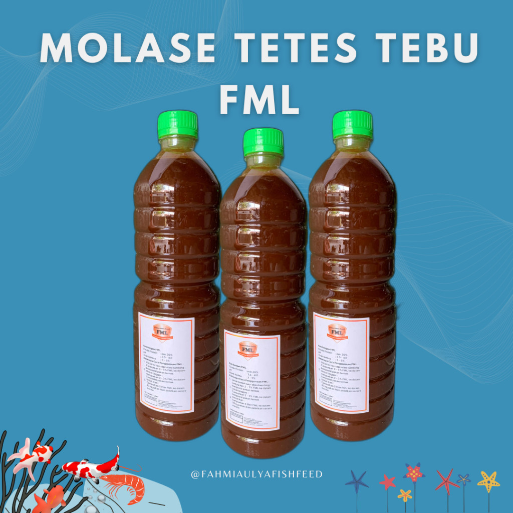 MOLASE TETES TEBU FML FERMENTASI TERNAK PROTEIN TINGGI 500 gr