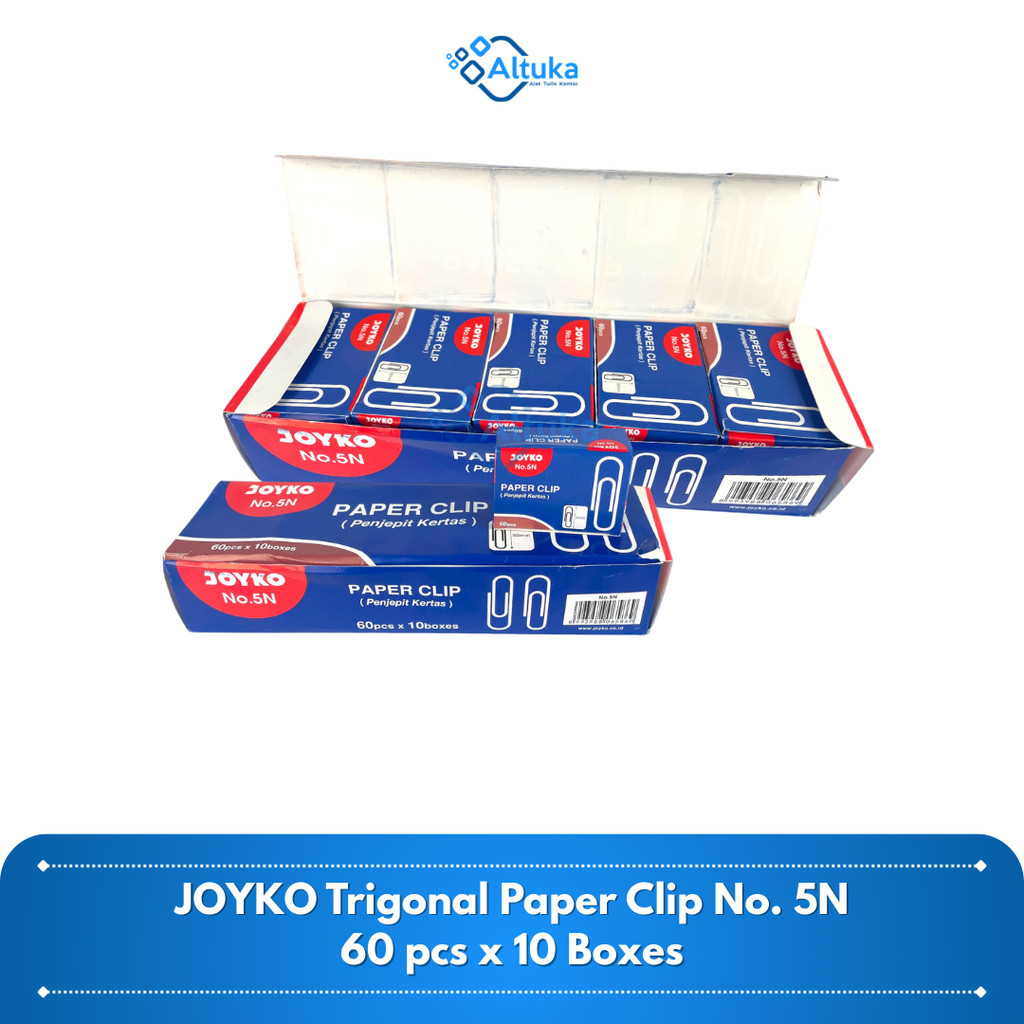 

(10 Pcs) JOYKO Paper Clip Klip Kertas Klip Penjepit No. 5N