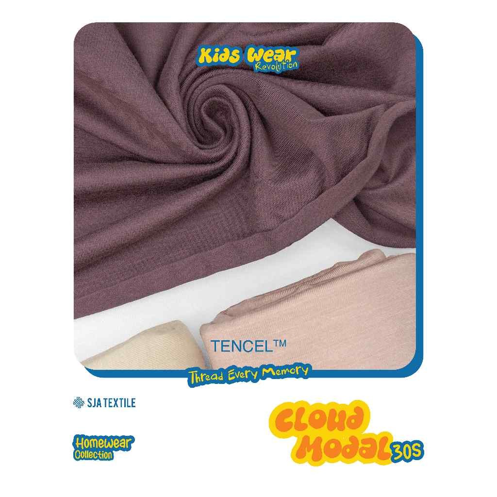 USYSHOP Cloud Modal 30s by SJA Textile - Kain TENCEL™ Luxury Modal 30s / Kain TENCEL™ Kiloan Premium