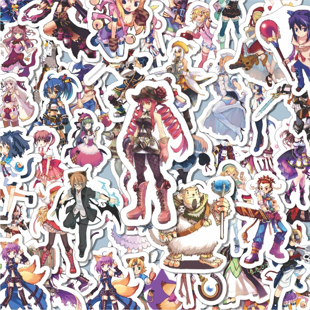 

100PCS Lucu Stiker Game Series Trickster Karakter Mix 2 Stiker Aesthetic Stiker Anti Air Stikers Berperekat Waterproof sticker decal buat Motor Helm Buku Journal Koper Casing HP Laptop Botol Minum Hadiah anak