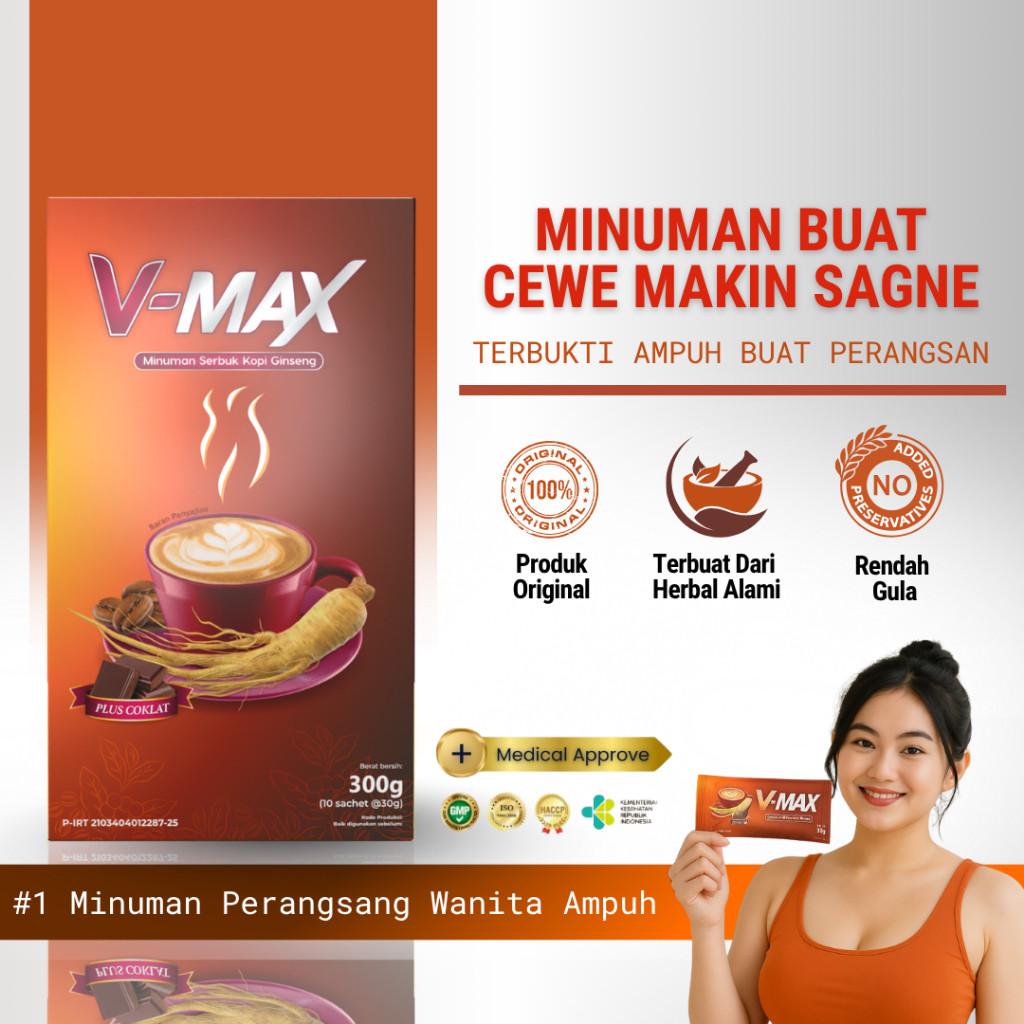 

V MAX COKLAT MINUMAN INSTAN PERANGSAN WANITA TERLARIS ORIGINAL