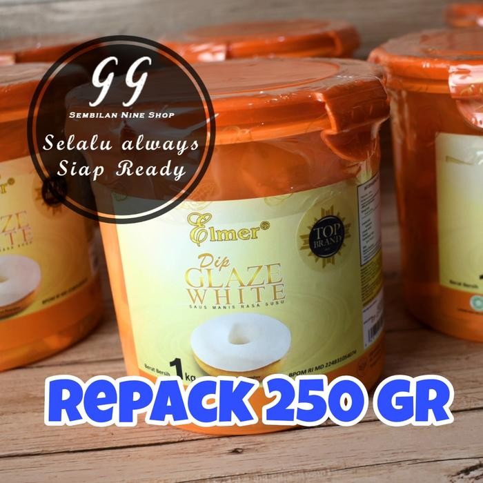 

PROMO! ELMER 250 Gram WHITE Dip GLAZE Putih Glazing
