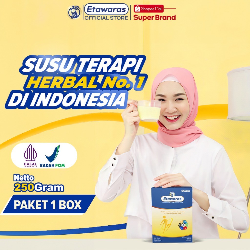 

Susu Kambing Etawaras Platinum Susu Terapi Kesehatan Tulang Sendi Asam Urat Syaraf Kejepit Etawalin