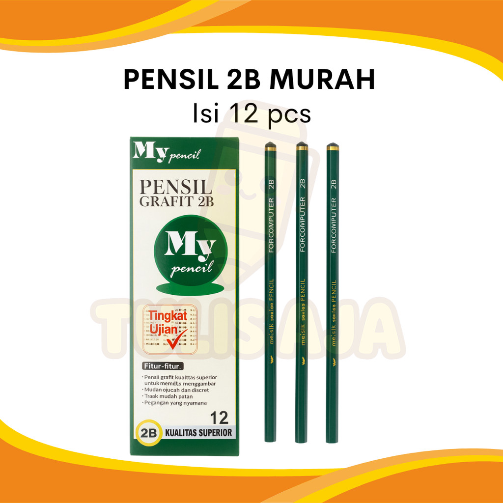 

PENSIL KAYU MURAH 1 BOX ISI 12 PCS