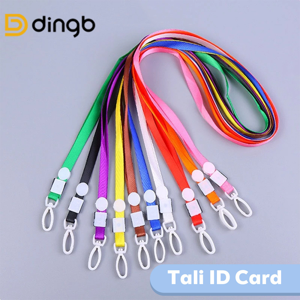 

DINGB 1 PCS LY10G 45 CM Tali ID Card Plastik Name Tag Holder - Papan Name Tag