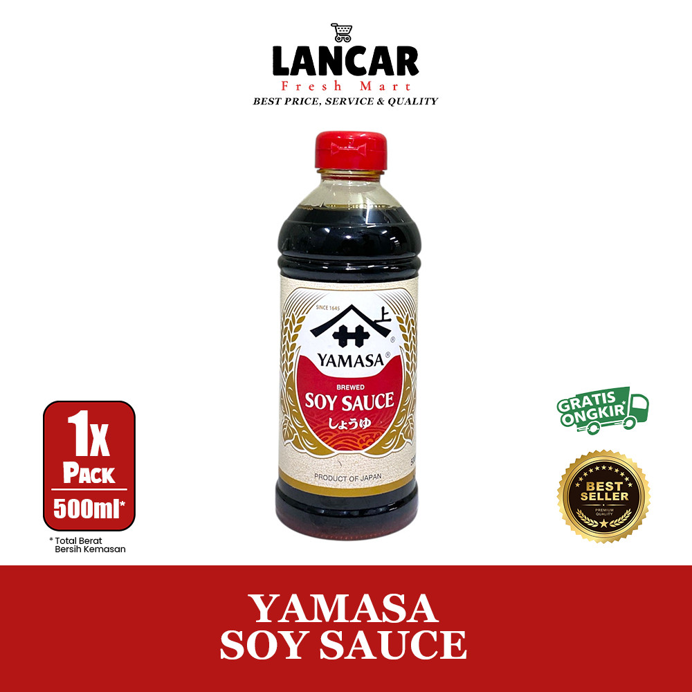 

YAMASA SOY SAUCE 500ML / YAMASA KECAP ASIN JEPANG PREMIUM 500ML