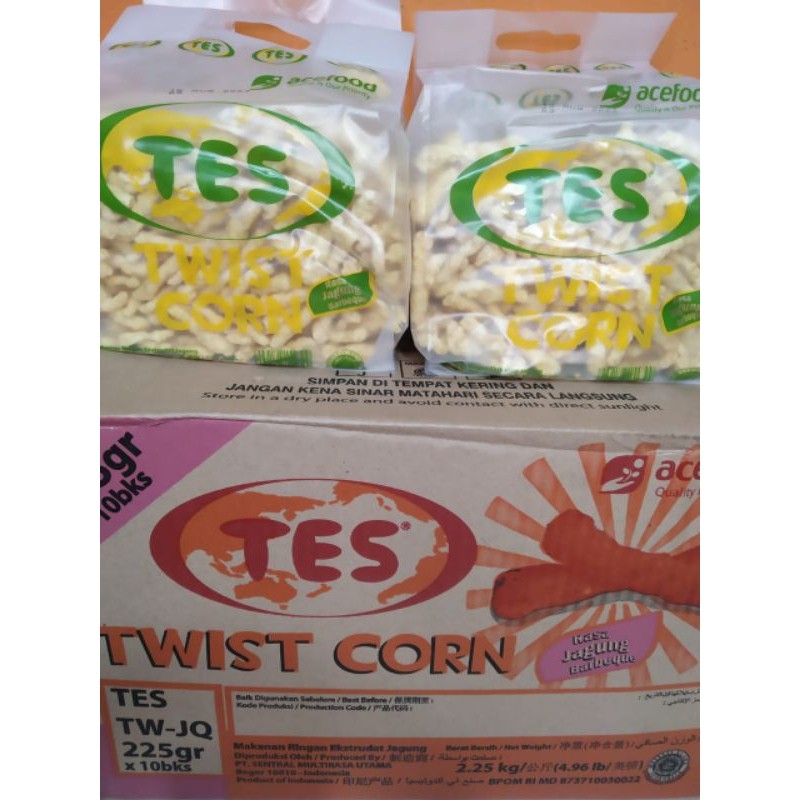 

Twist corn kemasan 225gram - AMY
