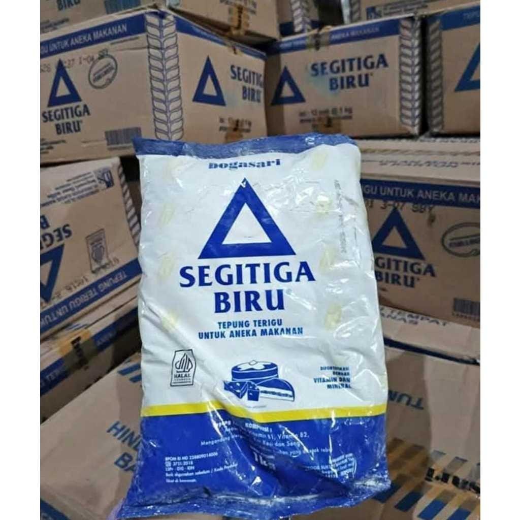 

( JATIM ) TERIGU SEGITIGA BIRU KEMASAN 1KG 1DS ISI 12PCS