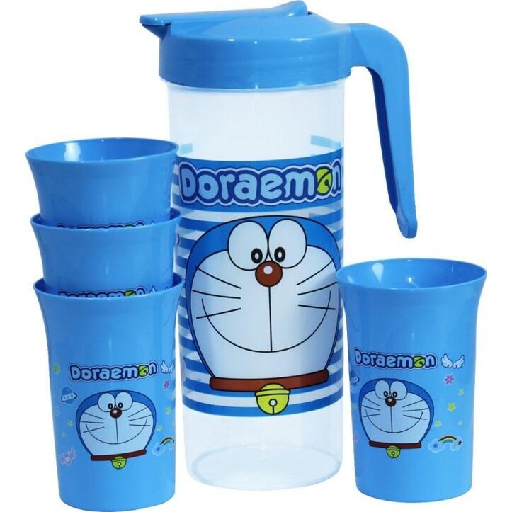 TEKO GELAS SET PLASTIK 5 IN 1