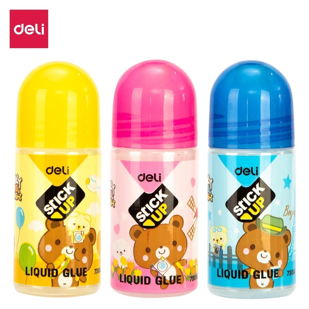 

Deli | Lem Cair (Liquid Glue) PVAL Sticky UP | 35 ml | 7301A