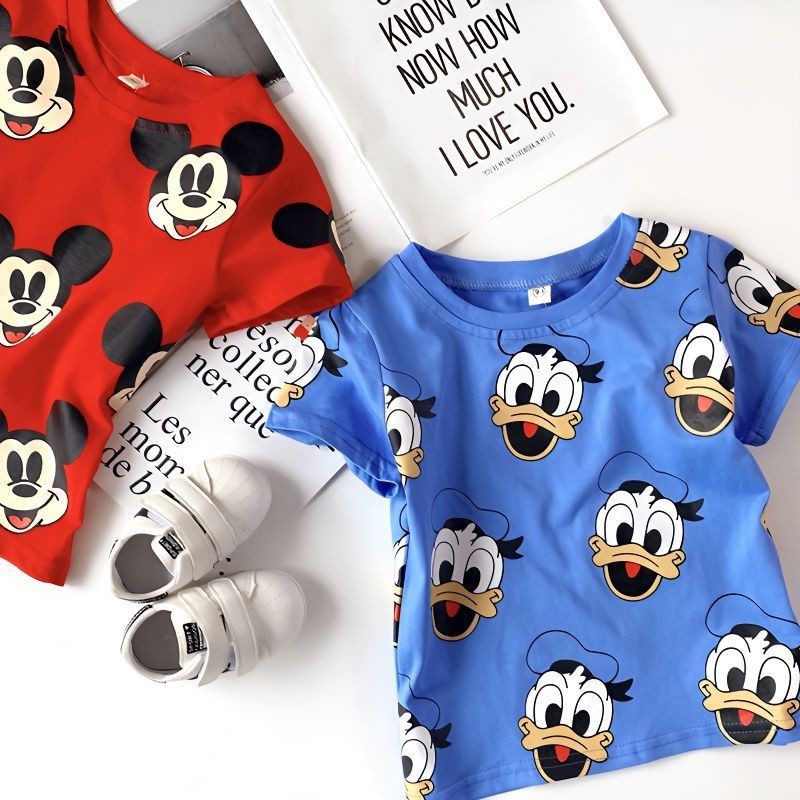 SALE Baju Kaos Anak Laki-laki Perempuan Mickey Donald Duck Premium