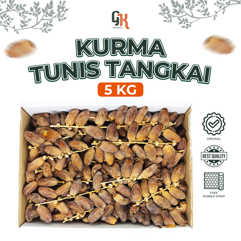 

Kurma Tunisia Tangkai / Kurma Tunis Tangkai 5 Kg / Kurma Tangkai Tunisia 5Kg