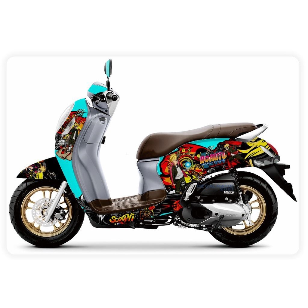 [Decal Anime] Sticker Full Body Decal Scoopy Prestige 2020 2021 Boruto Naruto
