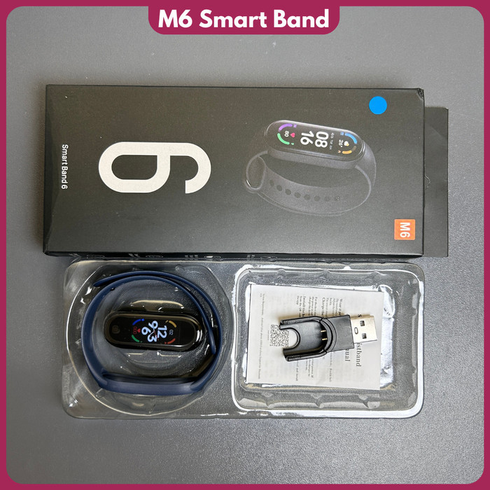 NEW PRODUCT Smart Watch M6 smart fitness band M6 bluetooth Smart Band M6 SPORT - Deep Navy