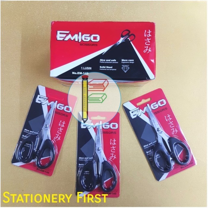 

Gunting Kecil Kertas Emigo M2000 Tajam Murah 12cm