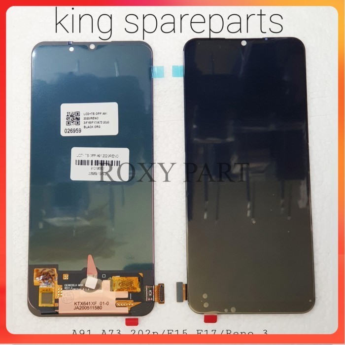 LCD TOUCHSCREEN OPPO RENO 3  OPPO A91 ORIGINAL FINGERPRINT FUNGSI