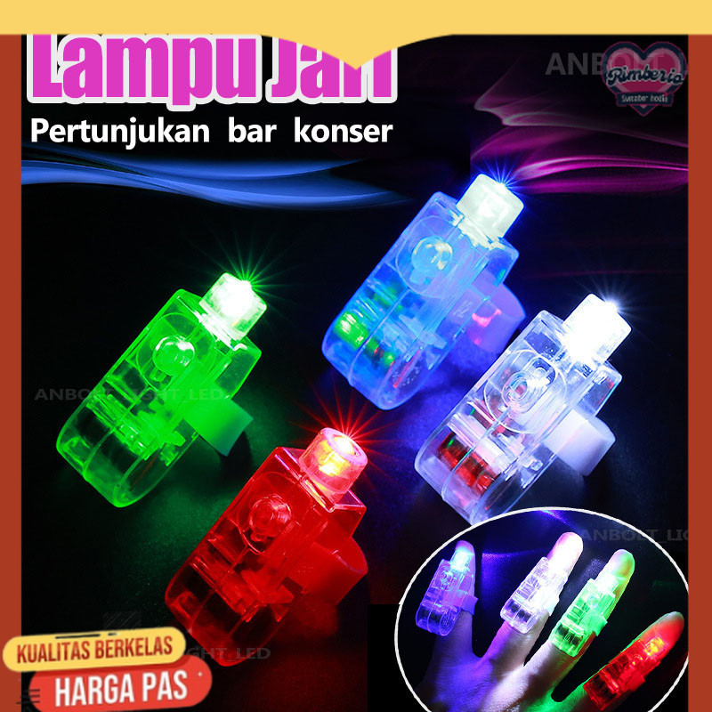 Mainan Anak Laki Laki Cincin Lampu Jari / Jari Led Light / Lampu Senter Jari, Finger FlashLight Main