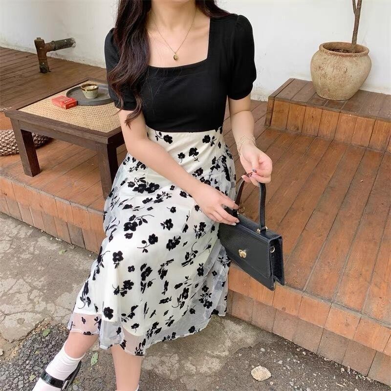termurah baju dress pantai outfit wanita kekinian kondangan mewah simple elegan cocktail dress hitam