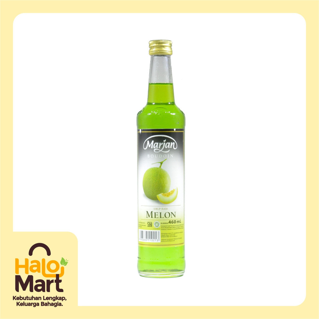 MARJAN BOUDOIN SYRUP WITH MILK MELON 460ML