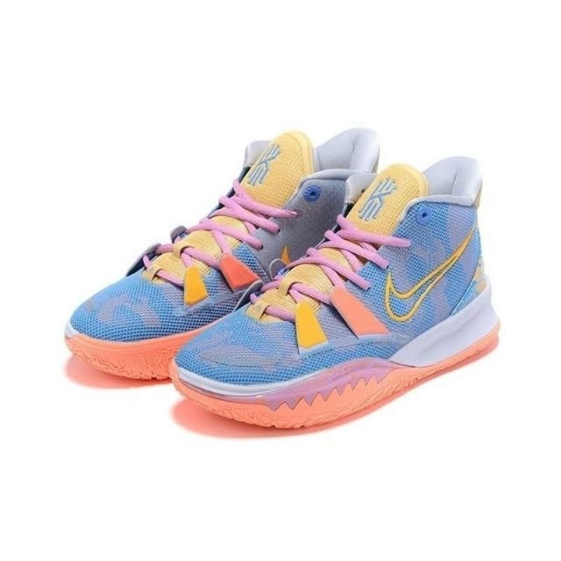 sepatu basket N!ke KYRIE 7 EXPRESSION blue peach premiuk original high quality