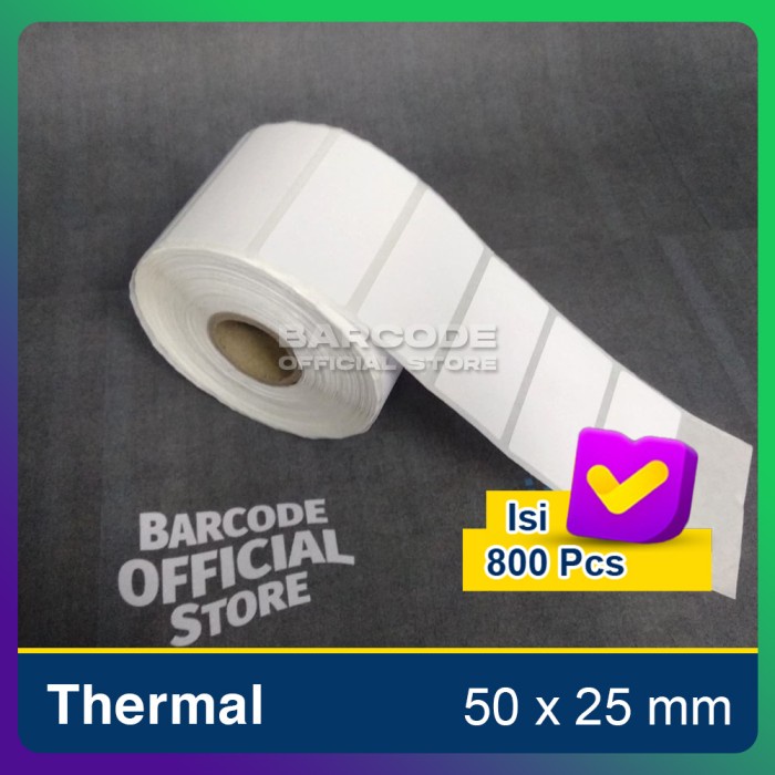 

Kertas Label Printer Barcode Xprinter 365B 360 / Label Termal 50x25mm -TMA56