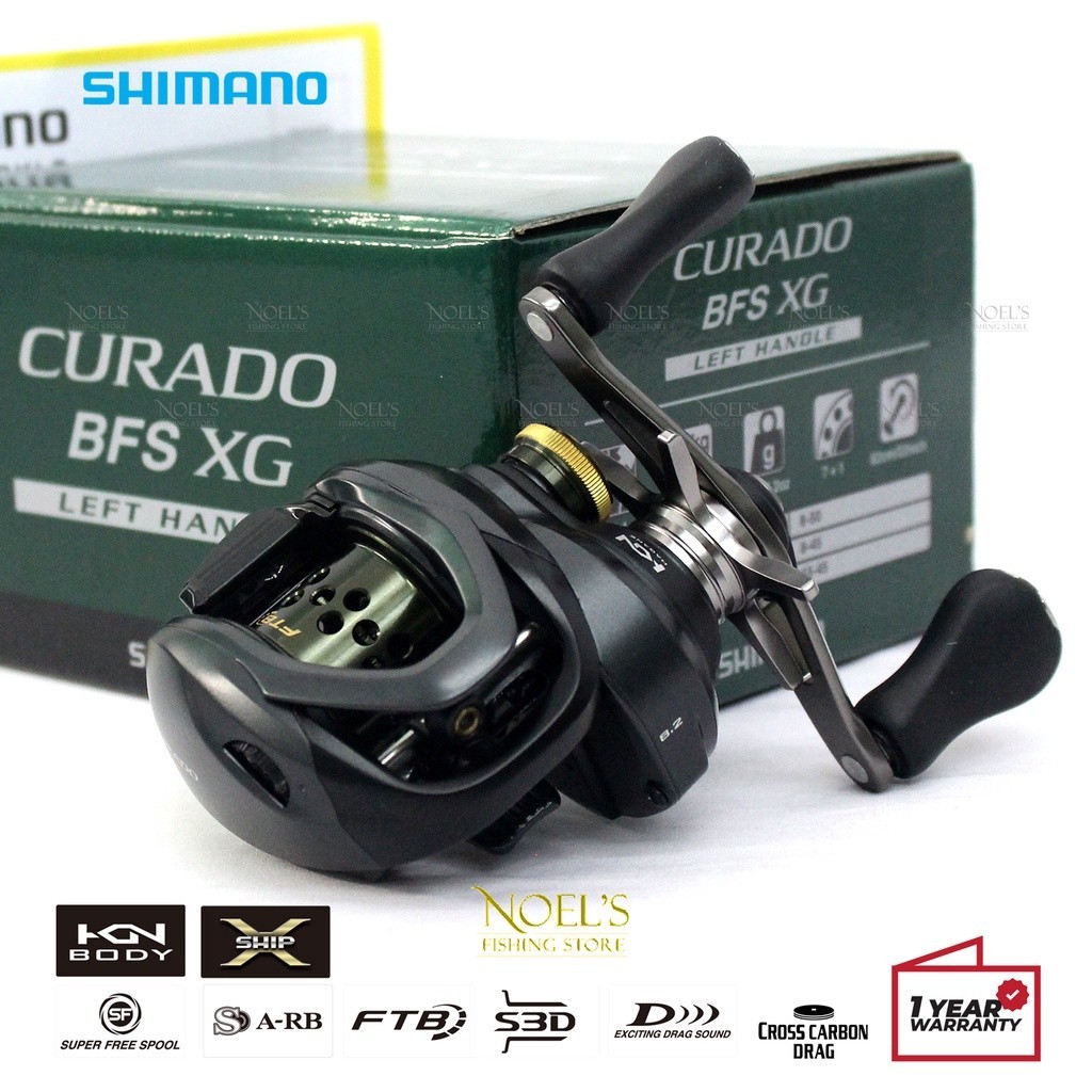Reel BC Shimano CURADO BFS XG-L [2021] BaitCasting Bait Finesse System Resmi