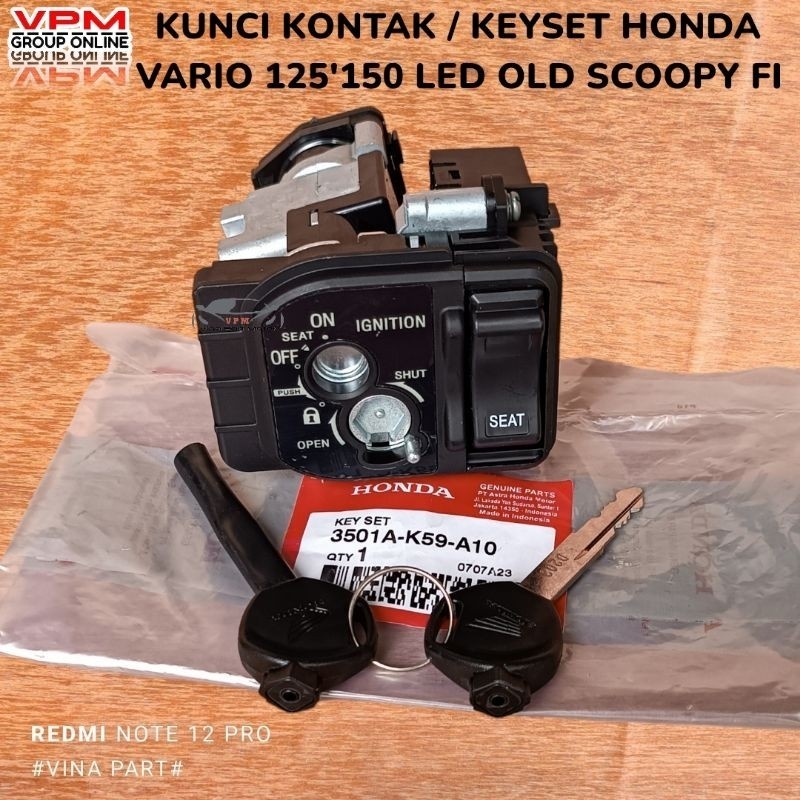 keyset key set kunci kontak vario 125 150 led old K59 vario 110 fi scoopy fi