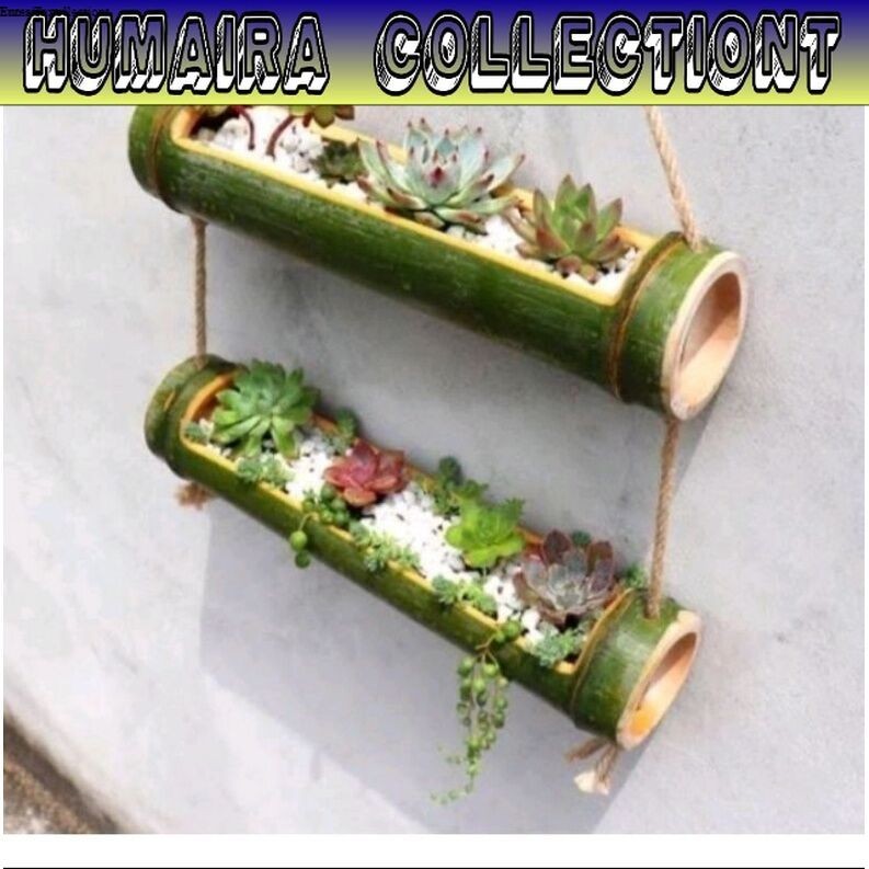 

Pot Bunga Bambu Asli Pot Gantung