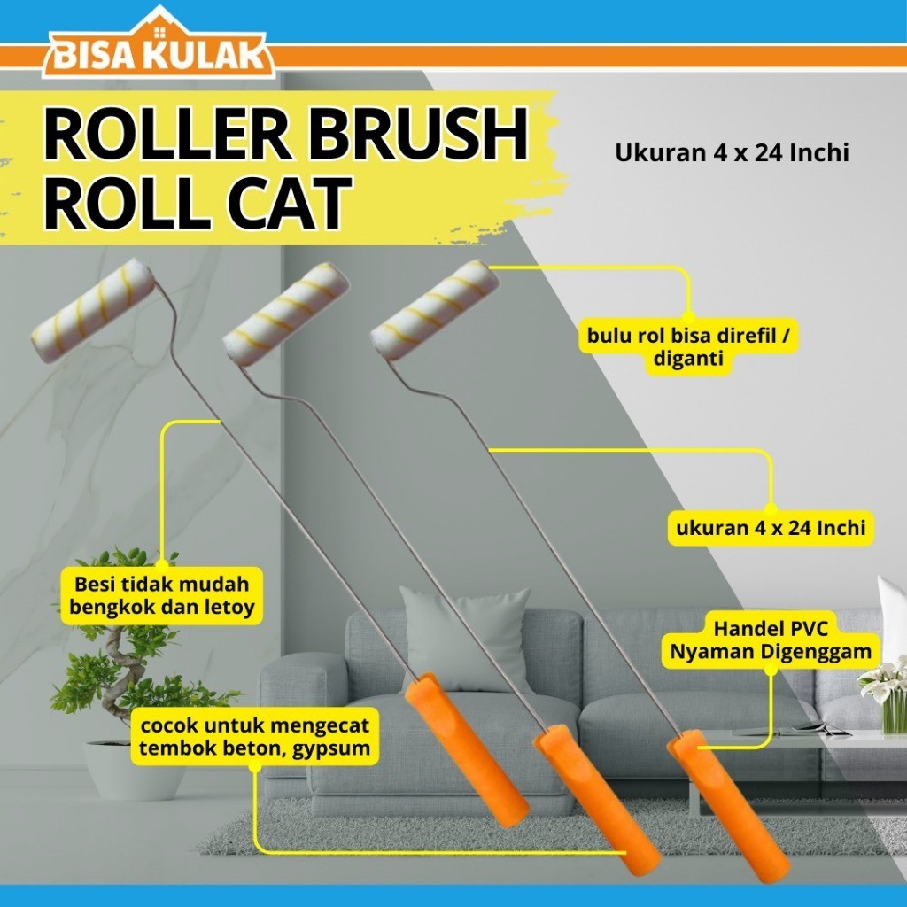 Roll Cat Tembok / Roll Cat Kecil 4 inch