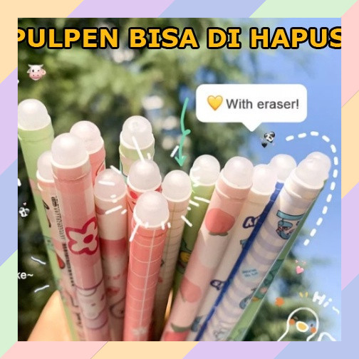 

AT31 Pulpen BISA DIHAPUS Pulpen Magic Pulpen Gel Dengan Penghapus Lucu 29C4