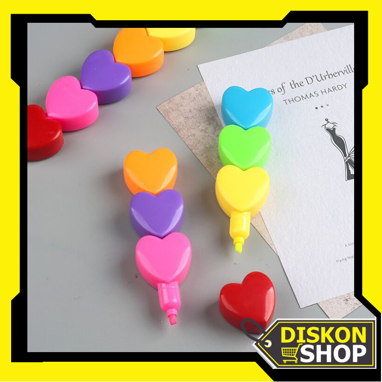 

Diskon Shop - S6295 Set Stabilo Pastel Lucu / Spidol Pastel Lucu Warna Warni / Highlighter Tumpuk 1 Set