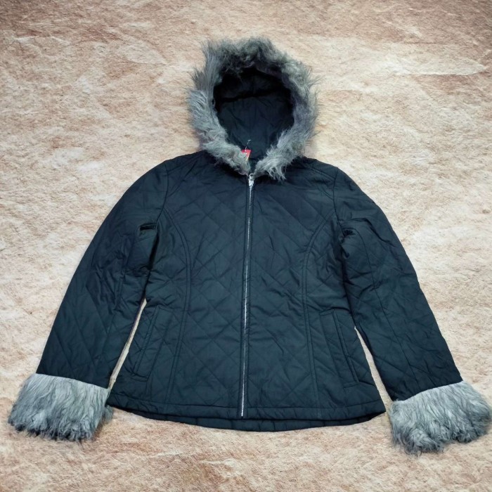 winter jaket puffer wanita korea UNIQLO hitam jaket bulu wanita musim dingin casual hiking murah bag