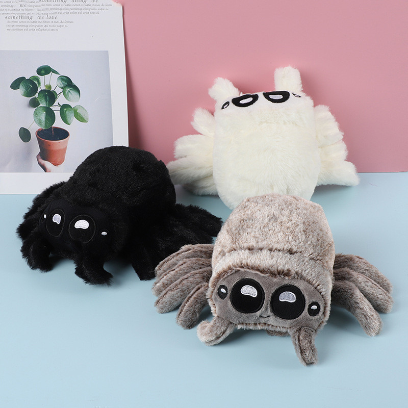 Lucas Spider Doll Lucas Friend Spider Black White Spider Plush Toy Kawaii Home Decoration Pillow Sof