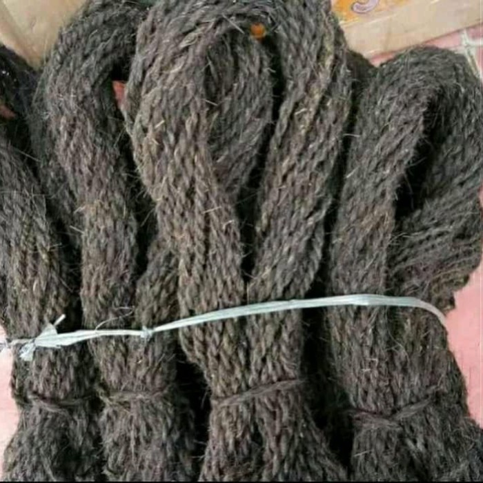 tali gazebo ijuk hitam / tali ijuk aren / tali ikat bambu