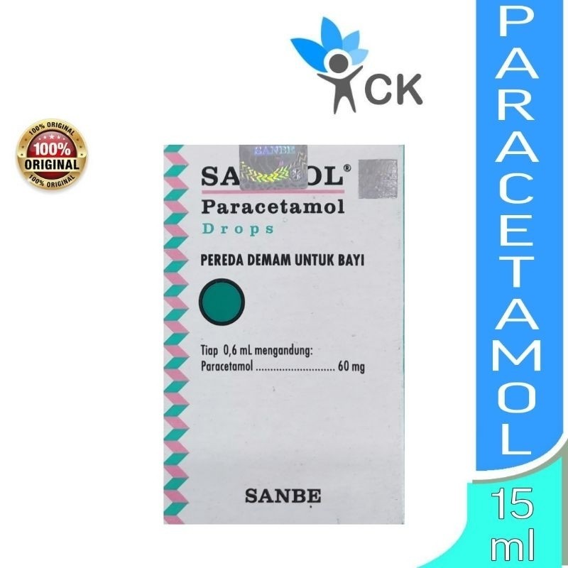 SANMOL DROP/SYRUP/FORTE - menurunkan demam pada bayi dan Anak